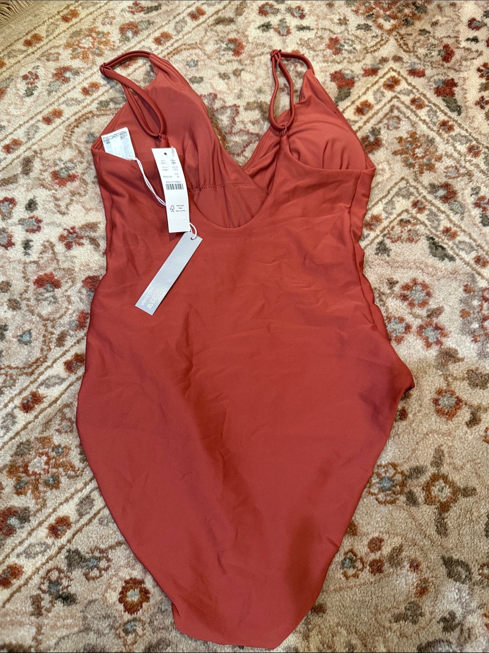 J.CREW Lana one piece sculpt One-Piece V-Neck Swimsuit new with tags - Picture 4 of 7